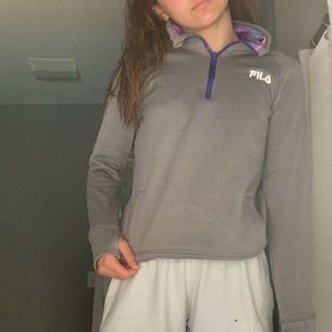 FILA pull over quarter zip